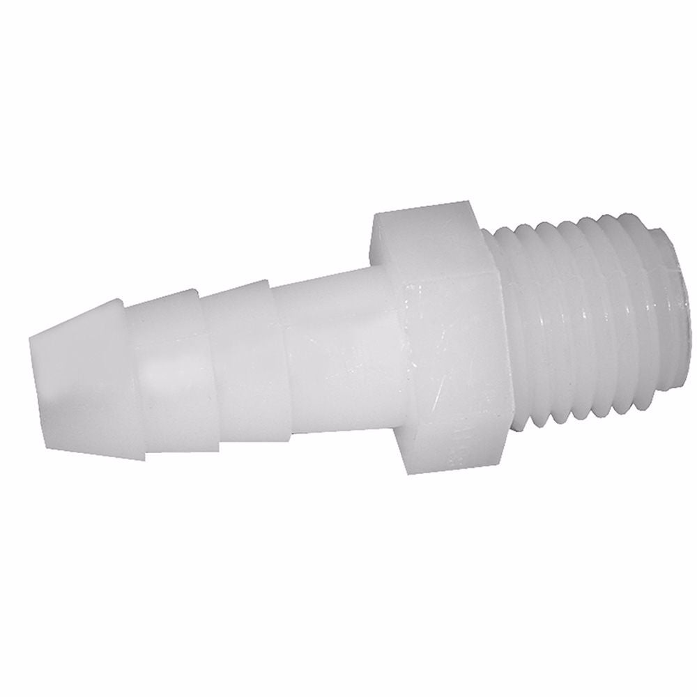 Jones Stephens N14010 1/2" MPT x 3/4" Nylon Hose Barb Adapter