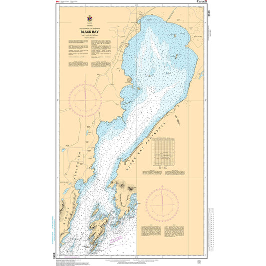 Paradise Clay CAN2313 CHS Chart Black Bay