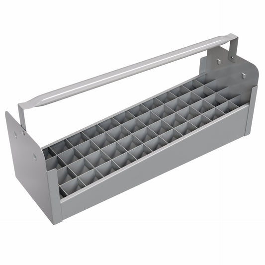 Jones Stephens N70024 Steel Nipple Caddy Tray, 1-1/2" Size, 30 pc Capacity (19-1/2" x 6-1/2" x 6-1/2")