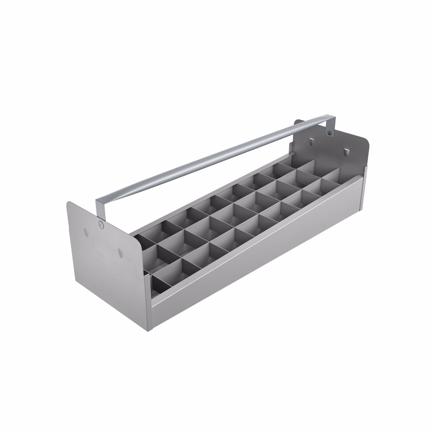 Jones Stephens N70032 Steel Nipple Caddy Tray, 2" Size, 27 pc Capacity (23-7/8" x 8-1/2" x 6-1/2")
