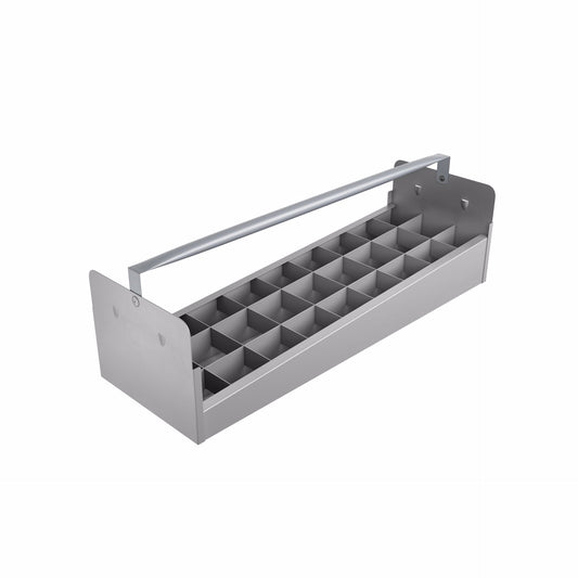 Jones Stephens N70032 Steel Nipple Caddy Tray, 2" Size, 27 pc Capacity (23-7/8" x 8-1/2" x 6-1/2")