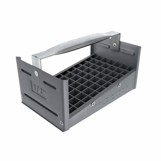 Jones Stephens N70150 Plastic Nipple Caddy, 1/2" Size, 77 Pc. Capacity