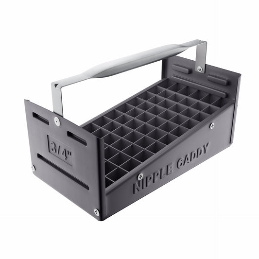 Jones Stephens N70175 Plastic Nipple Caddy, 3/4" Size, 66 Pc. Capacity