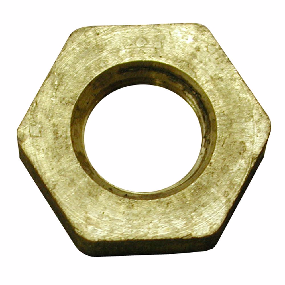 Jones Stephens P11108 1/2" Yellow Brass Lock Nut