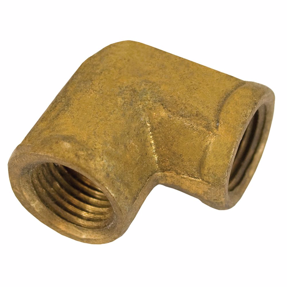 Jones Stephens P20004 1/4" Yellow Brass 90° Elbow