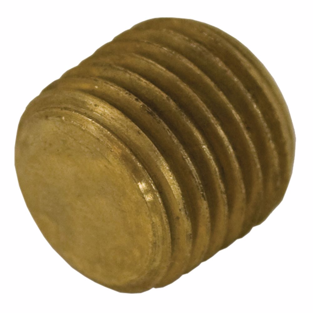 Jones Stephens P20098 1/2" Yellow Brass Countersunk Plug