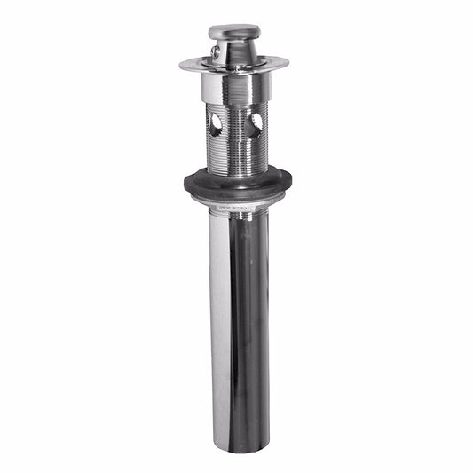 Jones Stephens P35000 Chrome Plated Lift and Lock Pop-Up Drain with Overflow Holes