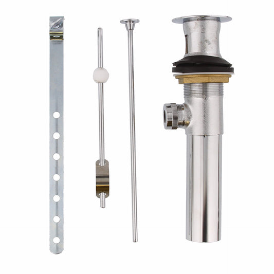 Jones Stephens P35001 Chrome Plated Brass Pop-Up Assembly with Overflow