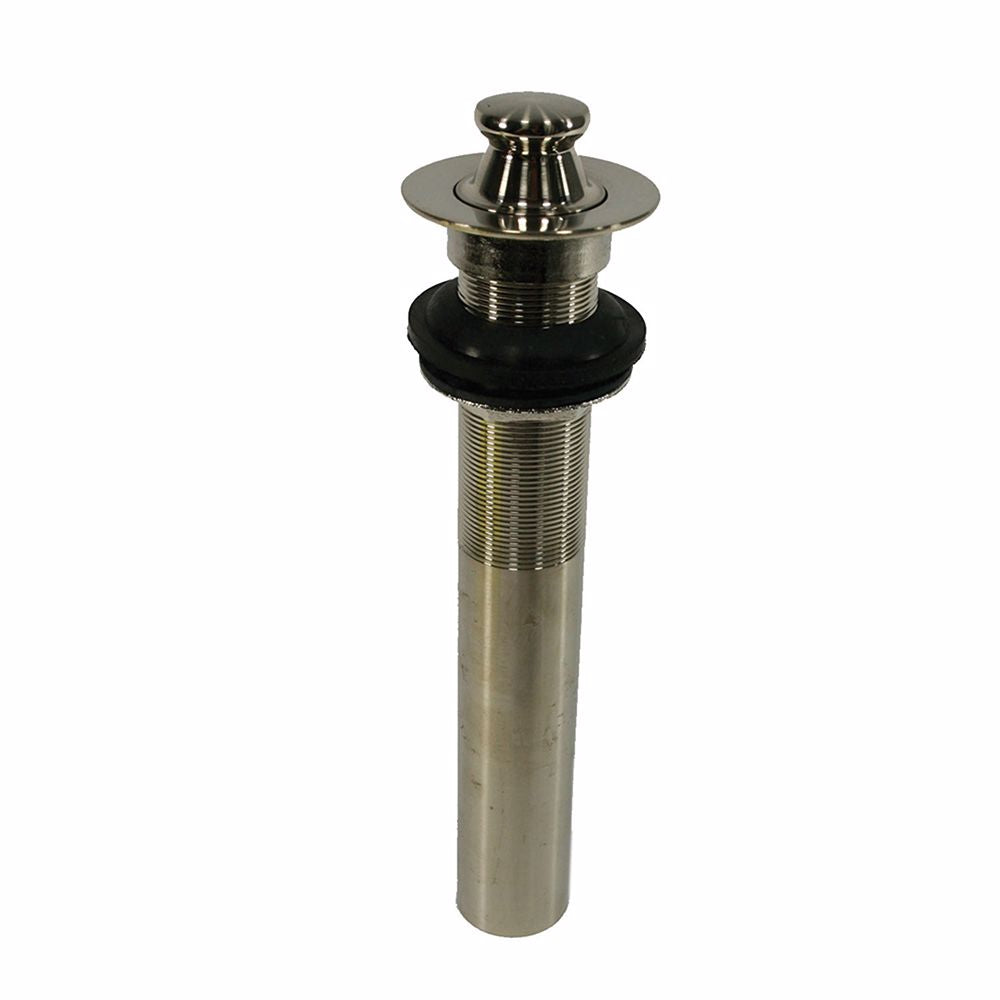 Jones Stephens P3500BN Brushed Nickel PVD Lavatory Lift and Turn Drain without Overflow