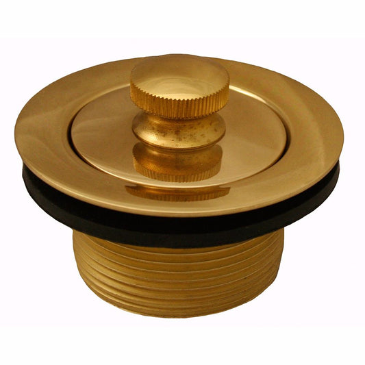 Jones Stephens P35050 Polished Brass Lift and Turn Tub Drain
