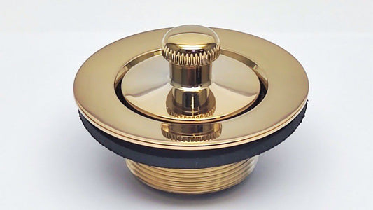 Jones Stephens P35051 Polished Brass Lift and Turn Tub Drain