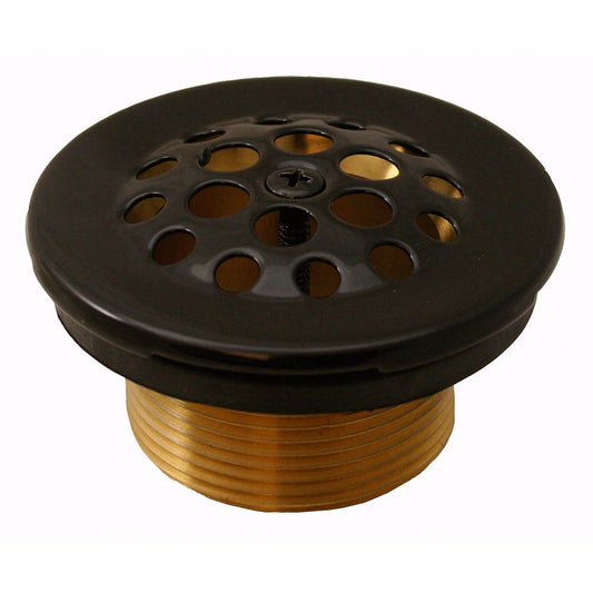 Jones Stephens P3563BL Black Trip Lever Tub Drain Body