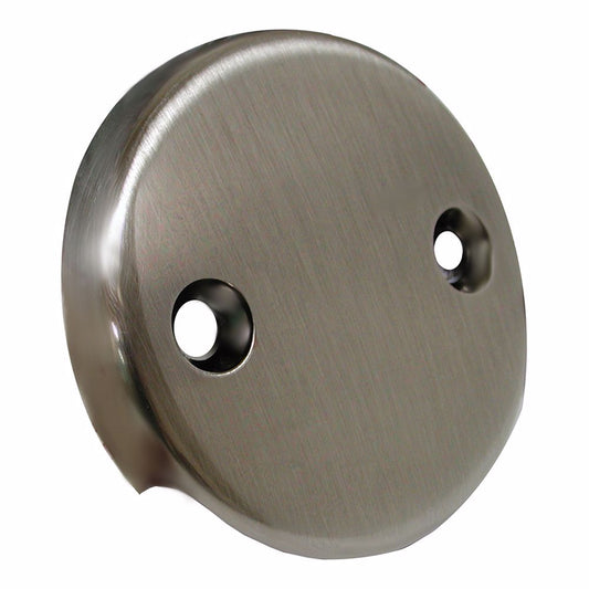 Jones Stephens P3565AN Antique Nickel Two-Hole Overflow Plate