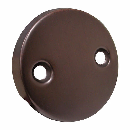 Jones Stephens P3565WB Old World Bronze Two-Hole Overflow Plate