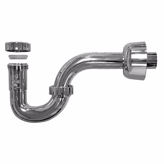 Jones Stephens P36103 1-1/2" Chrome Plated ABS P-Trap