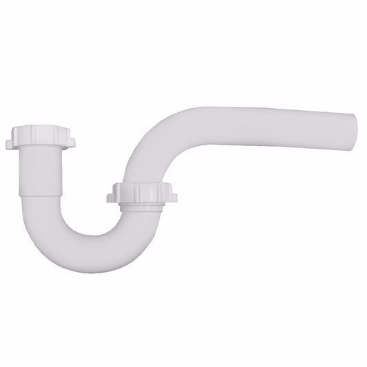Jones Stephens P37001 1-1/4" White Plastic P-Trap