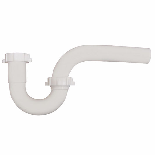 Jones Stephens P37002 1-1/2" White Plastic P-Trap