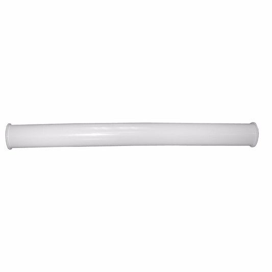 Jones Stephens P37019 1-1/2" x 16" White Plastic Double Flange Extension
