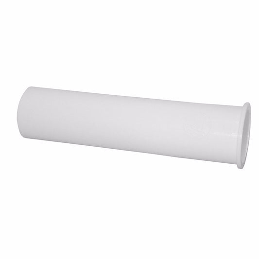 Jones Stephens P37026 1-1/2" x 6" White Plastic Flanged Tailpiece