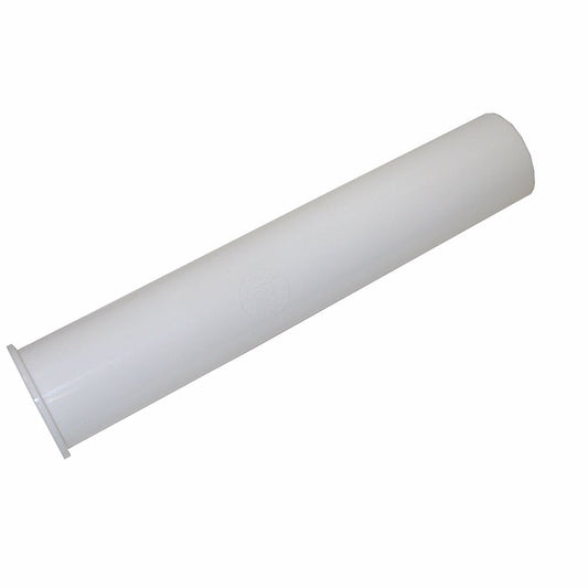 Jones Stephens P37028 1-1/2" x 12" White Plastic Flanged Tailpiece