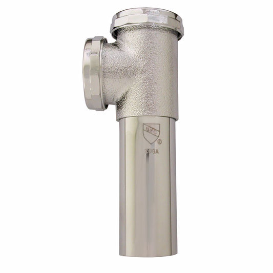 Jones Stephens P38023 1-1/2" Chrome Plated Brass Slip Joint End Outlet Tee Only 22 Gauge