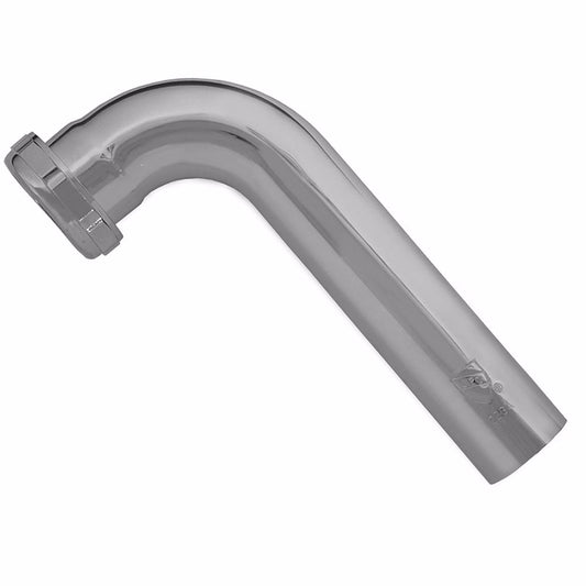 Jones Stephens P38038 1-1/2" x 8" Chrome Plated Brass Slip Joint Waste Arm 22 Gauge