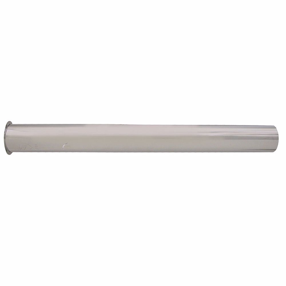 Jones Stephens P38059 1-1/2" x 8" Chrome Plated Brass Sink Tailpiece 17 Gauge