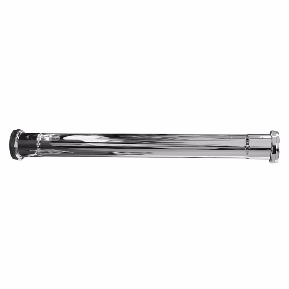 Jones Stephens P38062 1-1/2" x 16" Chrome Plated Brass Double Slip Joint Extension Tube 22 Gauge
