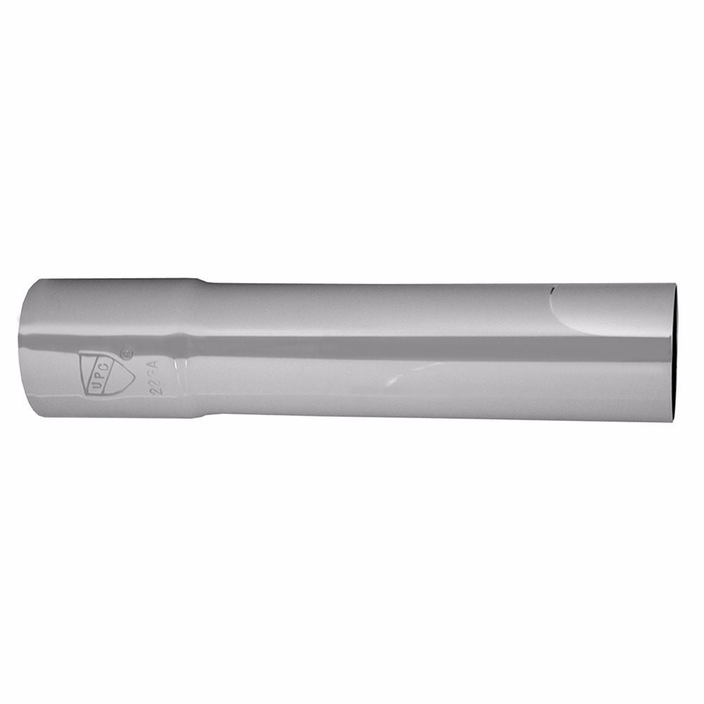 Jones Stephens P38074 1-1/4" x 12" Chrome Plated Brass Solder Extension Tube 22 Gauge