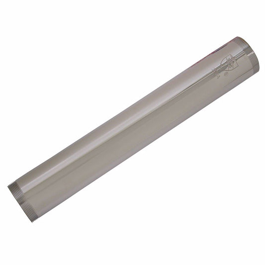 Jones Stephens P38083 1-1/2" x 12" Chrome Plated Brass Thread Extension Tube 20 Gauge