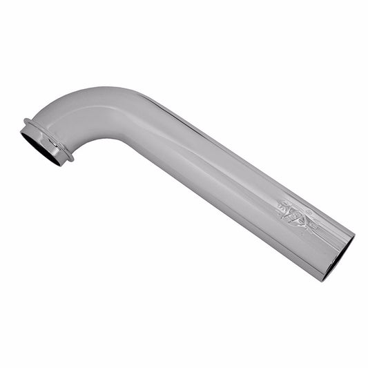 Jones Stephens P38116 1-1/2" x 7-1/2" Chrome Plated Brass Wall Bend 17 Gauge