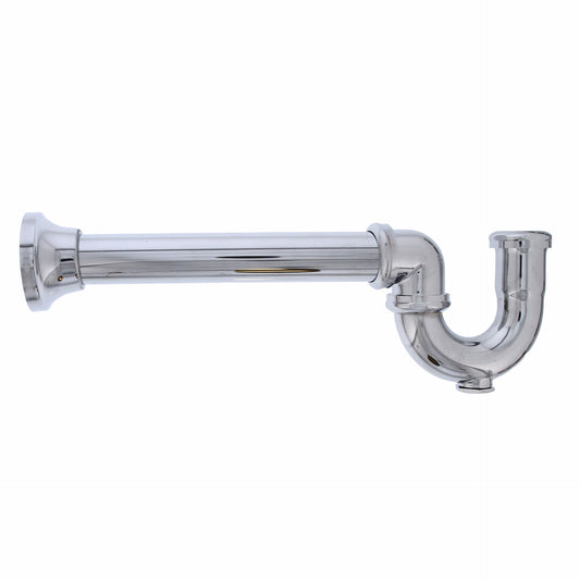 Jones Stephens P38129 1-1/2" Chrome Plated Milwaukee Style Trap 17 Gauge