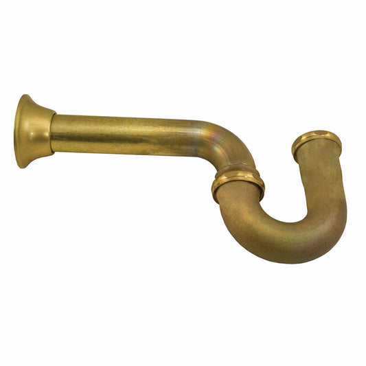 Jones Stephens P38406 1-1/2" Rough Brass P-Trap 17 Gauge