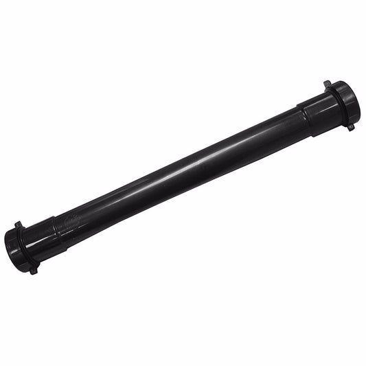 Jones Stephens P39018 1-1/2" x 16" Black Plastic Slip Joint Extension Tube