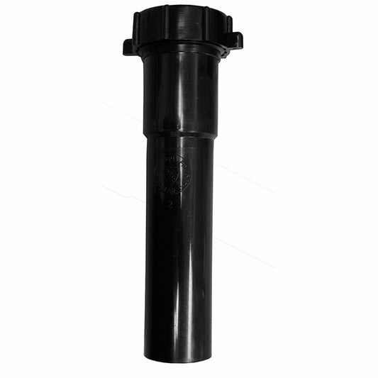 Jones Stephens P39020 1-1/4" x 6" Black Plastic Slip Joint Extension Tube