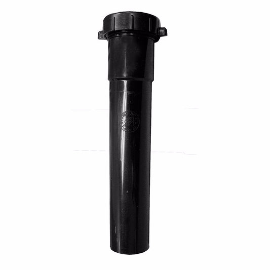 Jones Stephens P39021 1-1/2" x 8" Black Plastic Slip Joint Extension Tube