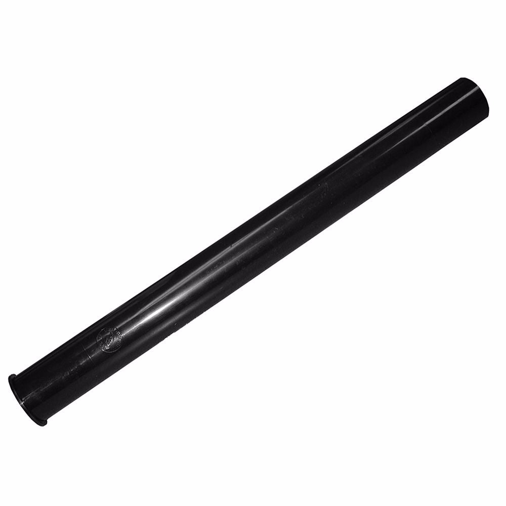 Jones Stephens P39029 1-1/2" x 16" Black Plastic Flanged Tailpiece