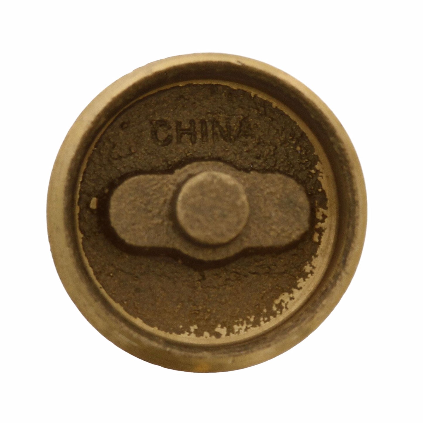 Jones Stephens P58151 1-1/2” Slotted Brass Cleanout Plug with 5/16” Tapped Hole