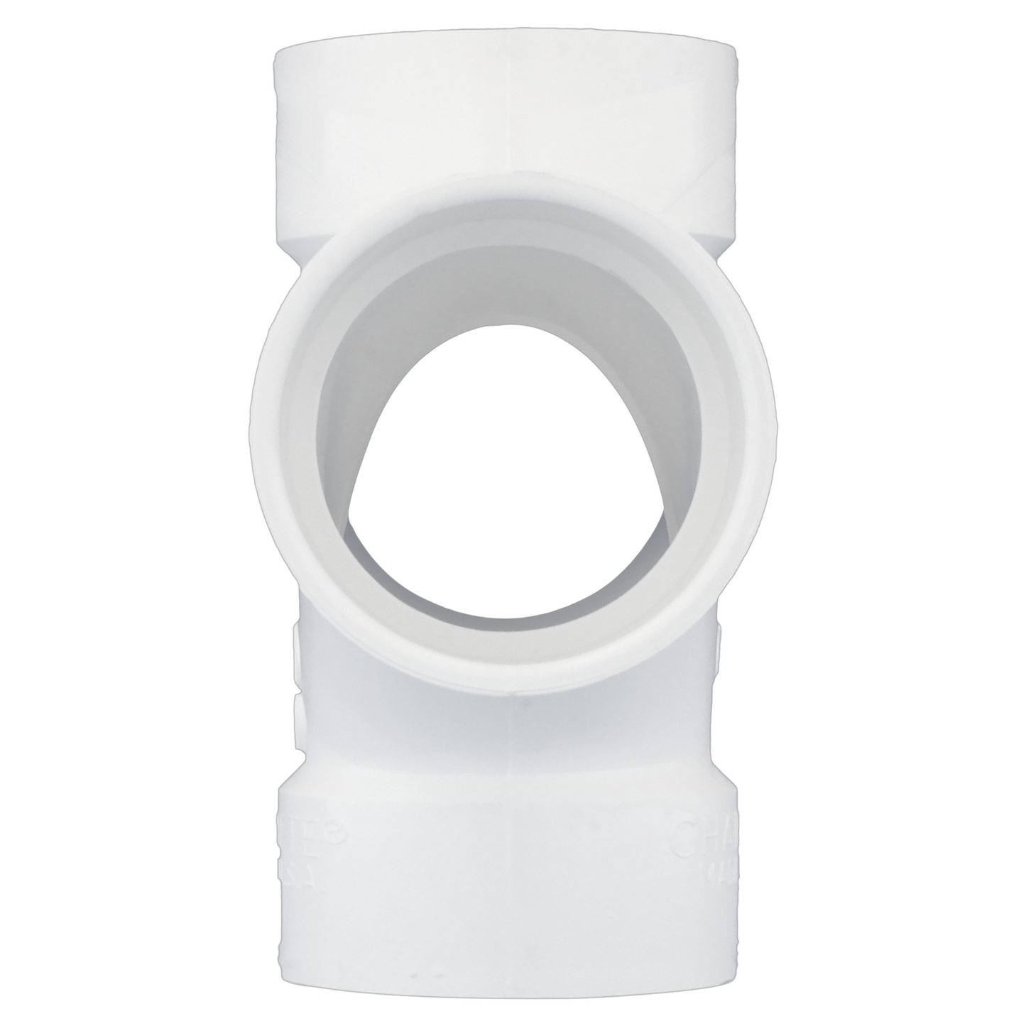 Jones Stephens PDT530 3" PVC Double Sanitary Tee