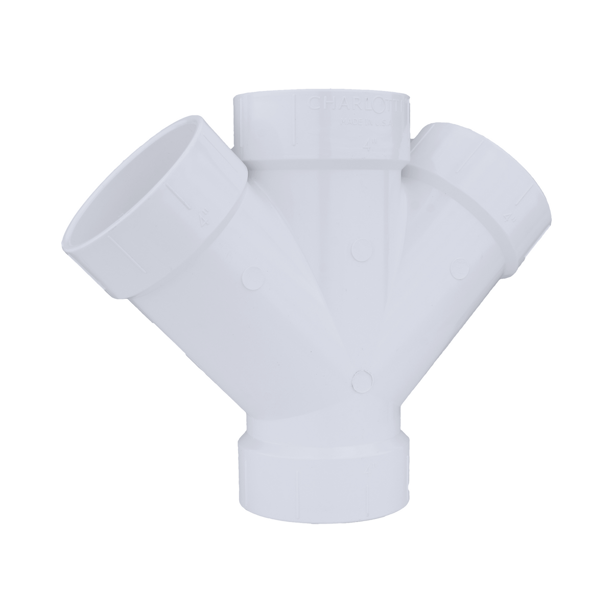 Jones Stephens PDY440 4" PVC Double Wye