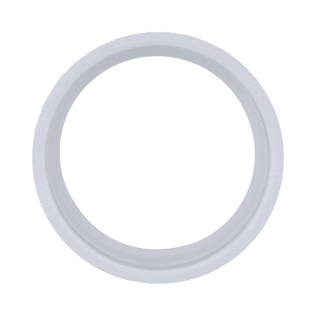 Jones Stephens PFA340 4" PVC Female Adapter, FPT x H