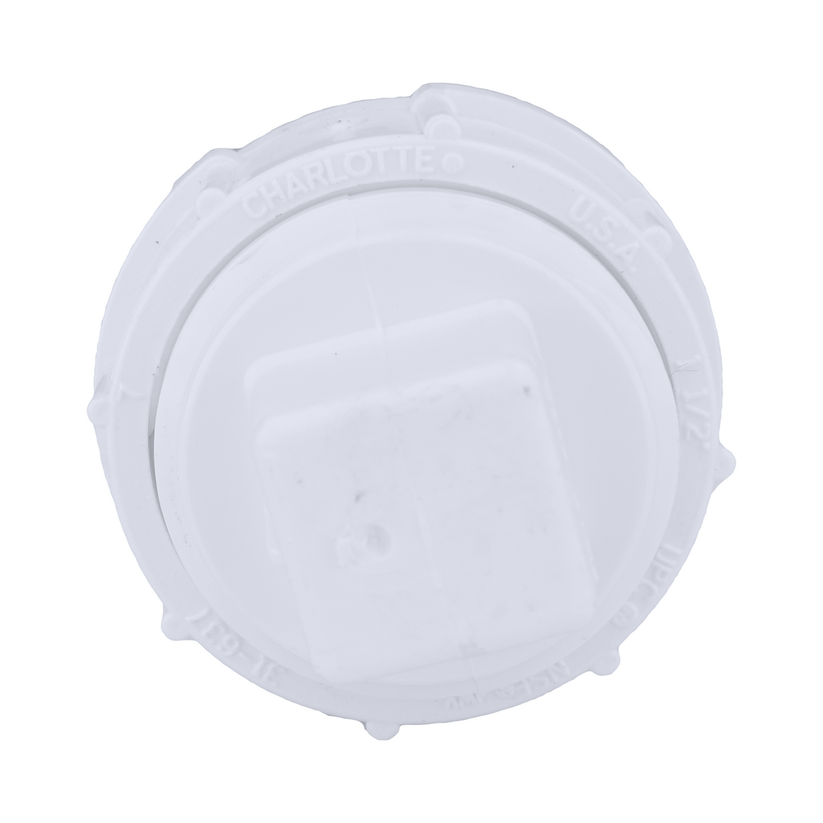 Jones Stephens PFA615 1-1/2" PVC Cleanout Adapter with Plug, S x FPT
