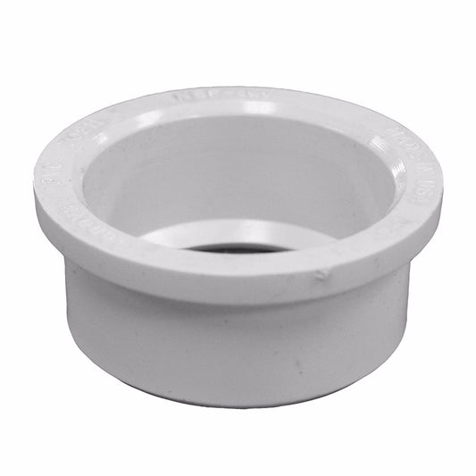 Jones Stephens PFB232 3" x 2" PVC Flush Bushing, SPG x H
