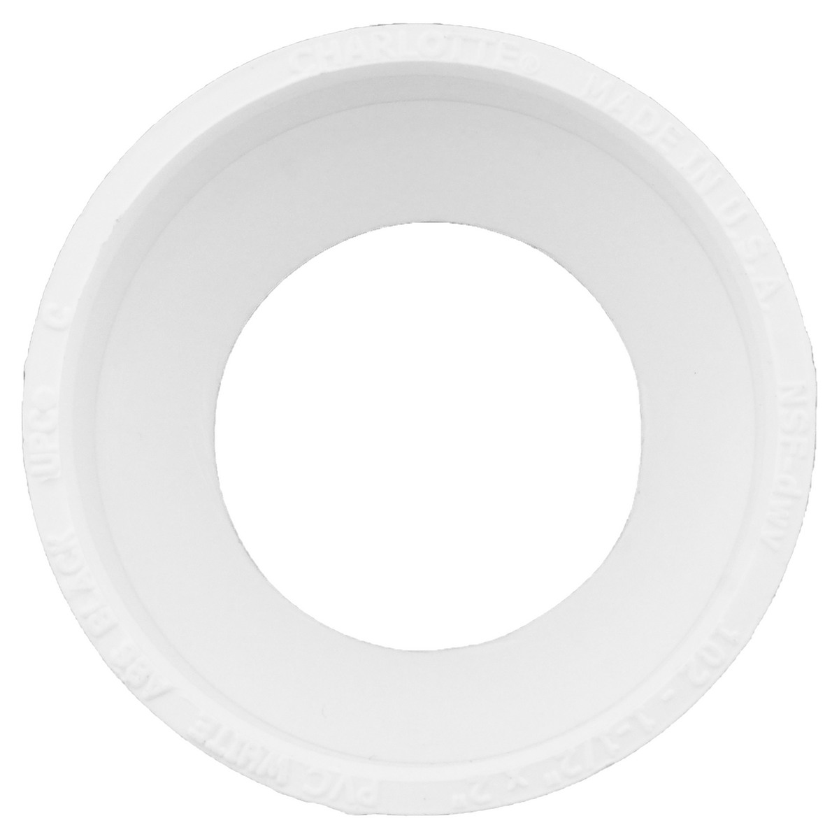 Jones Stephens PFC121 2" x 1-1/2" PVC Reducing Coupling, H x H