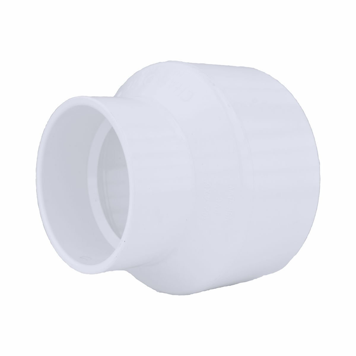 Jones Stephens PFC164 6" x 4" PVC Reducing Coupling, H x H