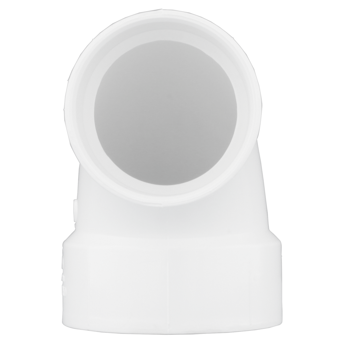 Jones Stephens PFL834 4" x 3" PVC 90° Elbow, H x H