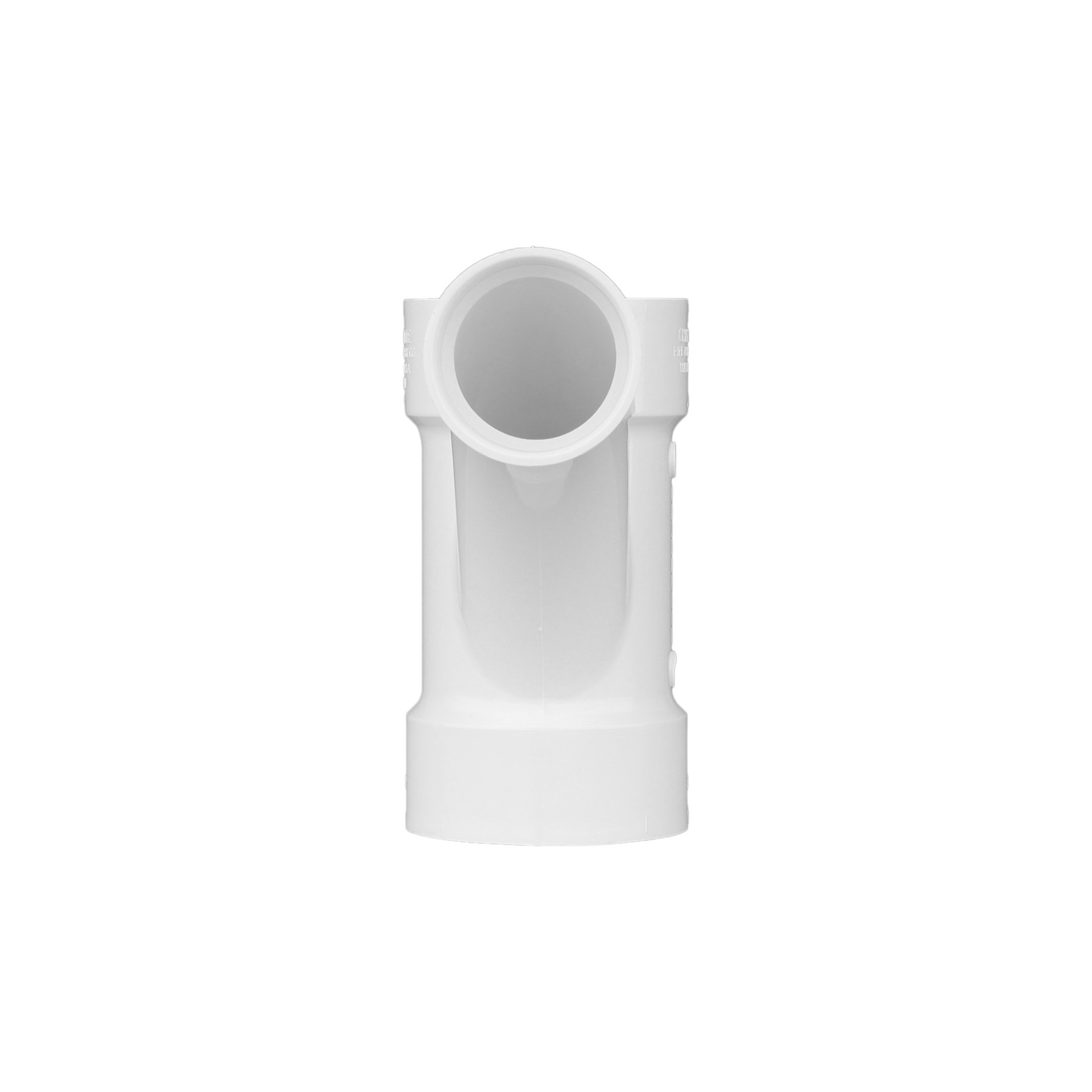 Jones Stephens PFY532 3" x 3" x 2" PVC 45° Bend Combination Wye, H x H x H