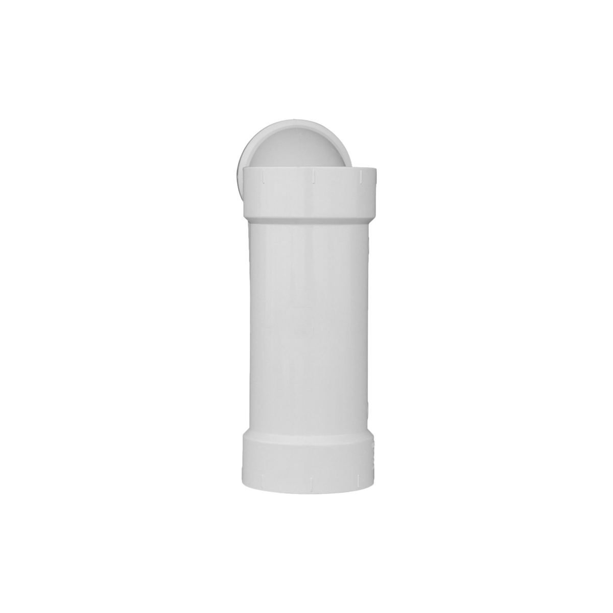Jones Stephens PFY540L 4" PVC 45° Bend Combination Wye, H x H