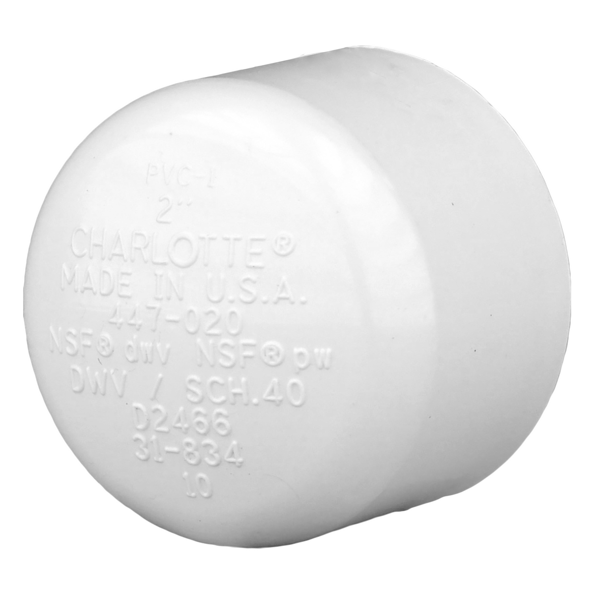 Jones Stephens PHC152 2" PVC Cap