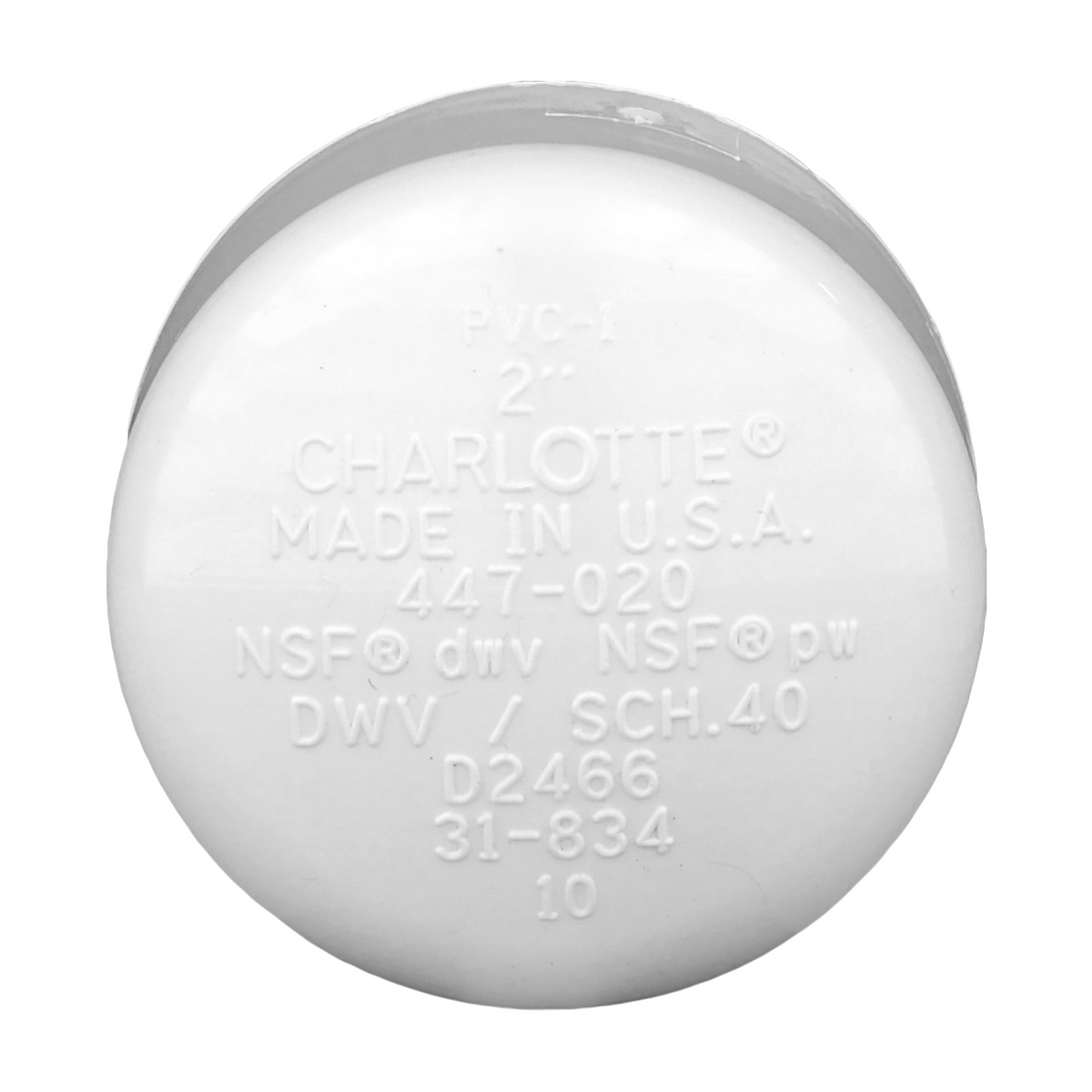 Jones Stephens PHC152 2" PVC Cap